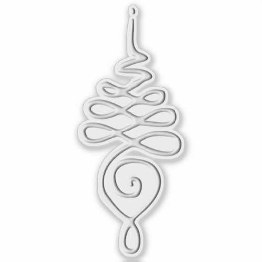 Silver Unalome  シール (正面)