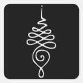 Silver Unalome  スクエアシール (正面)