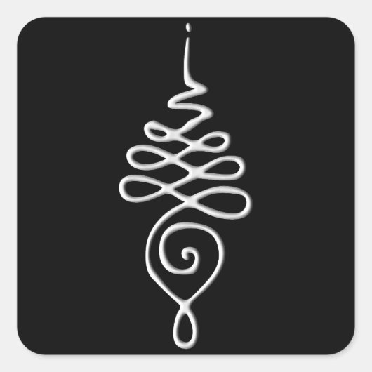 Silver Unalome  スクエアシール (正面)