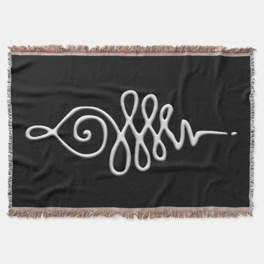 Silver Unalome スローブランケット (正面)