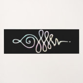 Silver Unalome  ヨガマット (裏面(横))