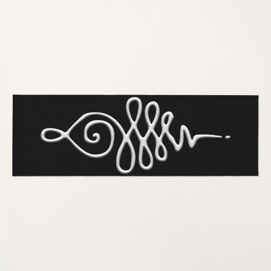 Silver Unalome  ヨガマット (正面(横))