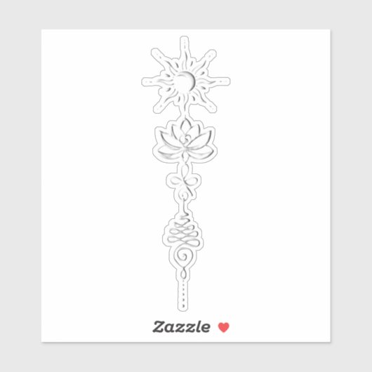 Silver Unalome Group シール (シート)