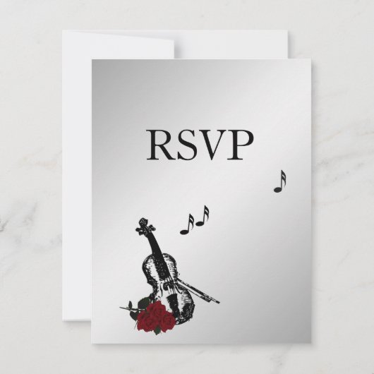 Silver Violin Music RSVP with Entree Choices (裏面)