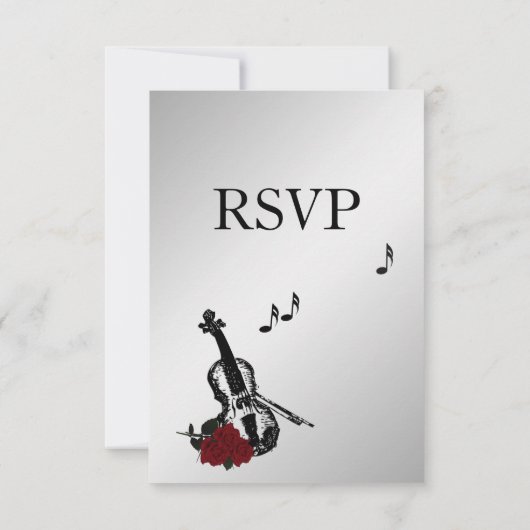 Silver Violin Music RSVP with Entree Choices (裏面)