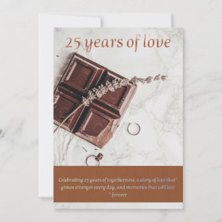 Silver Wedding Anniversary Greeting Card – Celebra シーズンカード