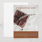 Silver Wedding Anniversary Greeting Card – Celebra シーズンカード (正面/裏面)