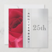 Silver Wedding Anniversary Invitation 招待状 (正面)