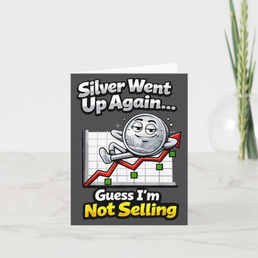 Silver Went Up Again Funny Not Selling Stacker  カード (正面)