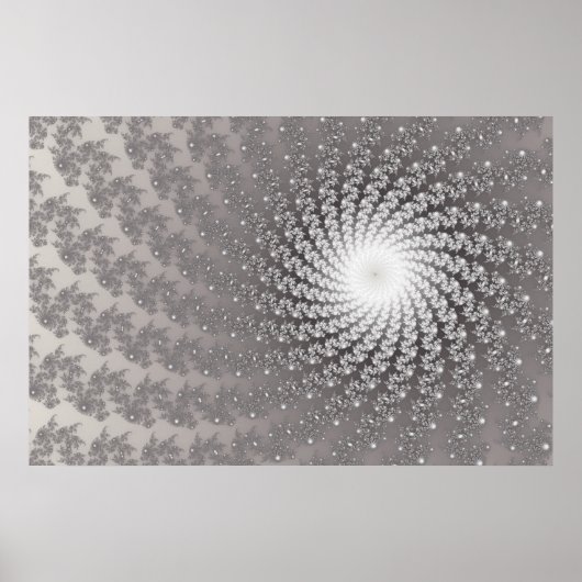 Silver Whirlpool2 Poster ポスター (正面)