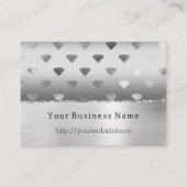 Silver White Diamonds Business name website 名刺 (正面)