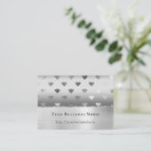 Silver White Diamonds Business name website 名刺 (スタンド正面)