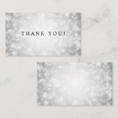 Silver Winter Wonderlandをありがとう エンクロージャーカード (正面/裏面)