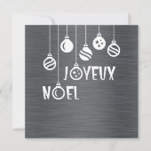 Silver wish card "Joyeux Noel" シーズンカード (正面)
