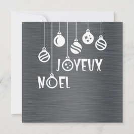 Silver wish card "Joyeux Noel" シーズンカード