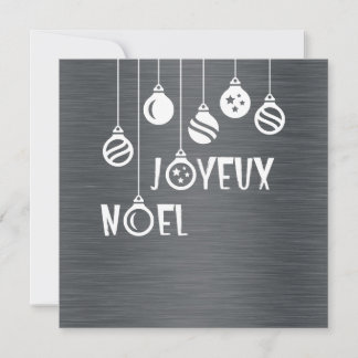 Silver wish card "Joyeux Noel" シーズンカード