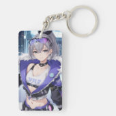 Silver Wolf fan art 1 キーホルダー (裏面)