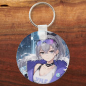 Silver Wolf fan art 1 キーホルダー (正面)