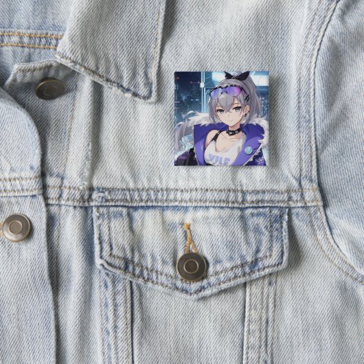 Silver Wolf fan art 1 缶バッジ (インサイチュ)