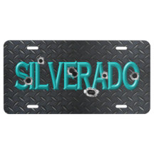 Silveradoのトラックのラベル-打撃!