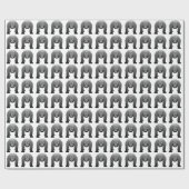 Silverbackのゴリラの漫画 ラッピングペーパー (フラット)