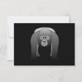 Silverbackのゴリラの漫画 出欠カード (裏面)