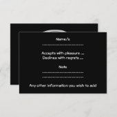 Silverbackのゴリラの漫画 出欠カード (正面/裏面)