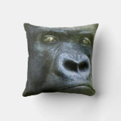 Silverbackのゴリラの芸術デザイナー枕 クッション (裏面)