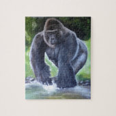 Silverbackのゴリラ ジグソーパズル (縦)