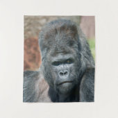 Silverback Gorillaから印象的なポーズ タペストリー (正面)
