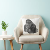 Silverback Gorilla cushion ゴリラのクッション クッション (椅子)