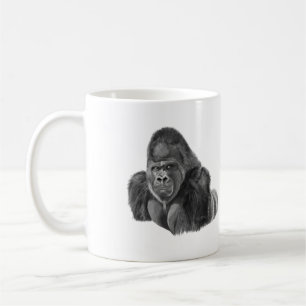 Silverback Gorilla Mug Cup ゴリラのマグカップ コーヒーマグカップ
