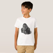Silverback Gorilla T-shirt ゴリラのTシャツ Tシャツ (正面フル)