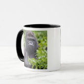Silverback Lowland Gorilla、Gorilla gorilla、 マグカップ (正面左)