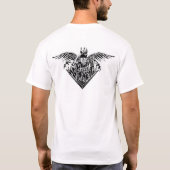 SilverbellのTシャツの幽霊(白い) Tシャツ (裏面)