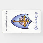 Silvergardeのゲームの旗 横断幕 (横)