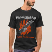 Silverhand Never Fade Away friend retro Tシャツ (正面)