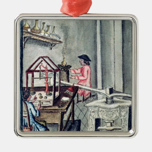 silversmith bからのSilversmithsの研修会、 メタルオーナメント (正面)