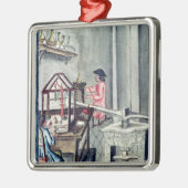 silversmith bからのSilversmithsの研修会、 メタルオーナメント (左)