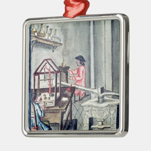 silversmith bからのSilversmithsの研修会、 メタルオーナメント (左)