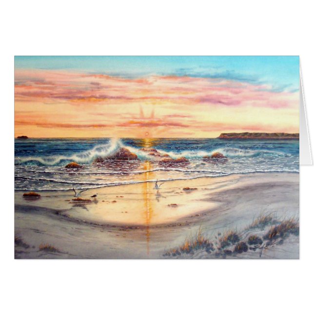 SILVERSTRAND、CORONADO、カリフォルニアの日没 (正面横)