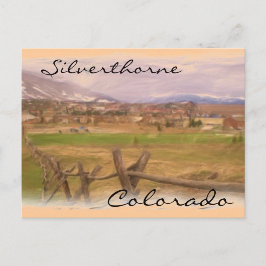 Silverthorne Coloradoの風景はがき ポストカード (正面)