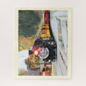 Silvertonの蒸気の列車 ジグソーパズル (縦)