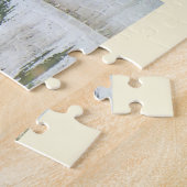 Silvertonの蒸気の列車 ジグソーパズル (側面)