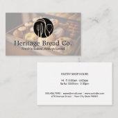 Silverware Logo | Bread Pastries Background 名刺 (正面/裏面)