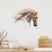 SILVERWIND（水彩画）アートポスター ポスター (キッチン)