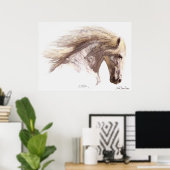 SILVERWIND（水彩画）アートポスター ポスター (ホームオフィス)