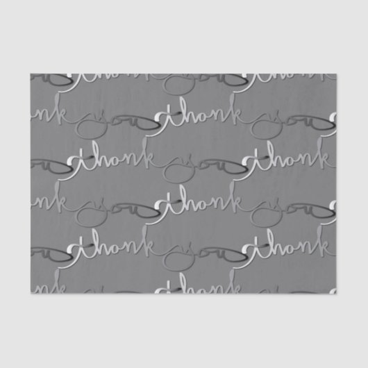 Silveryグラデーション手書-  薄葉紙 (正面)