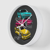 SILVIAの「S」シャーシの進化 壁時計 (傾斜)