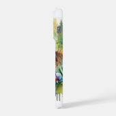 Silvisaurus Serenity 020924AREF143 - Watercolor iPhoneケース (左側面)